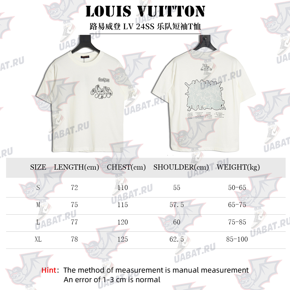 Louis Vuitton 24SS band short-sleeved T-shirt