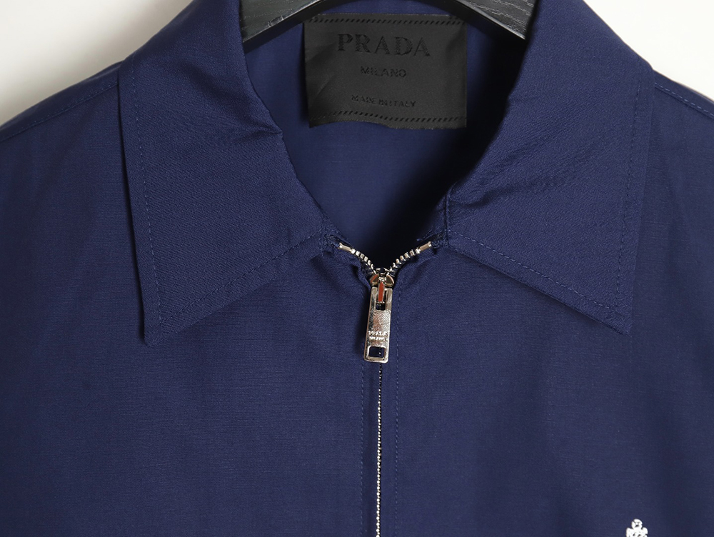 Prada 24SS slogan woven short-sleeved shirt