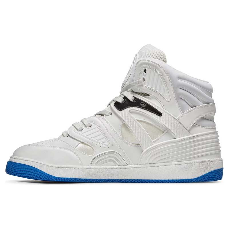 Gucci Basket High Sneaker 'White Blue'