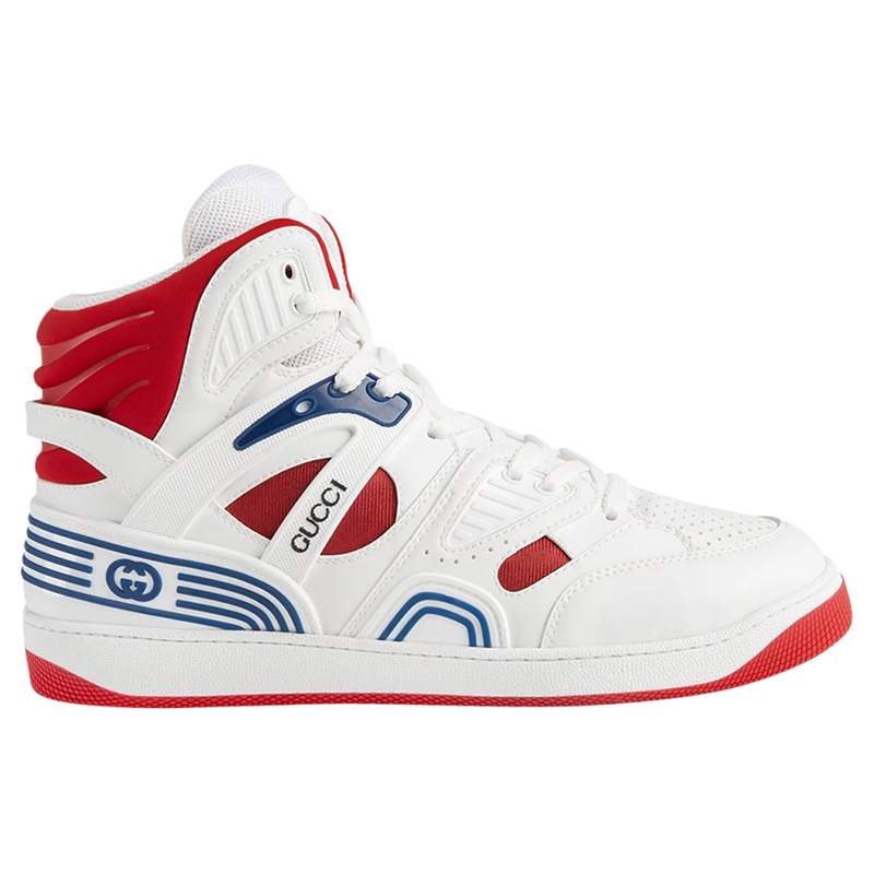 Gucci Basket High ''White Red''