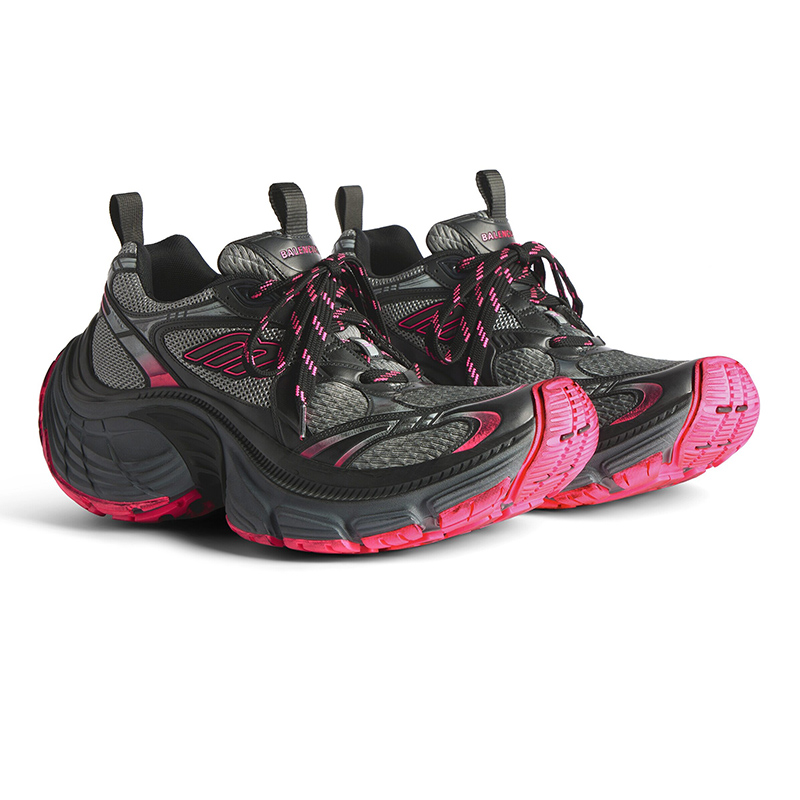 BALENCIAGA MEN''S 10XL SNEAKER IN Grey/pink/black