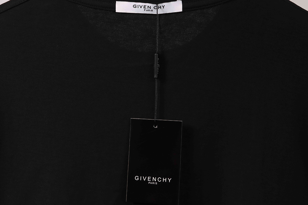 Givenchy hollow letter embroidered short sleeves