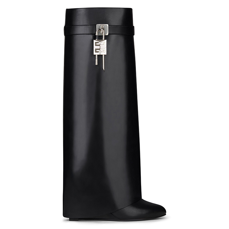 Givenchy Shark Lock boots in leather