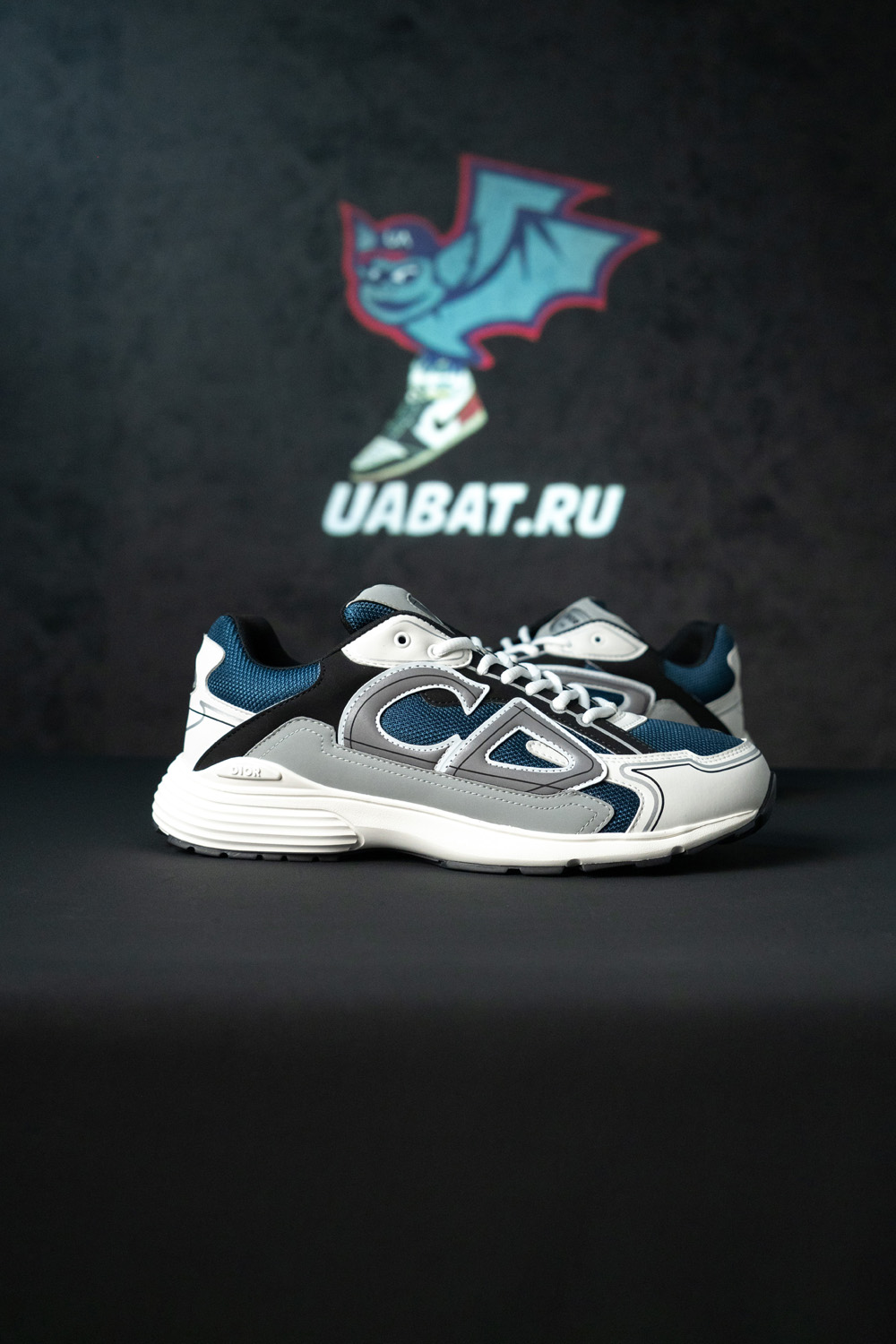 B30 Sneaker Blue Mesh and White