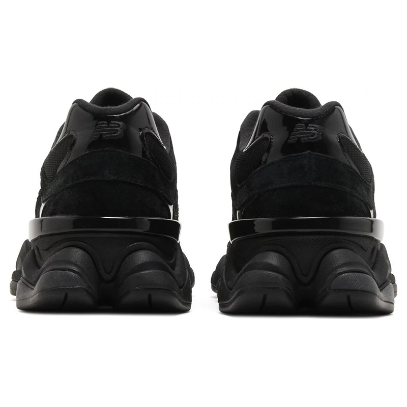 9060 'Triple Black Suede Patent'