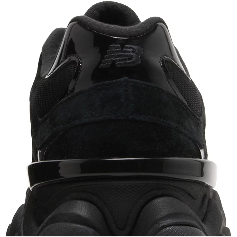 9060 'Triple Black Suede Patent'