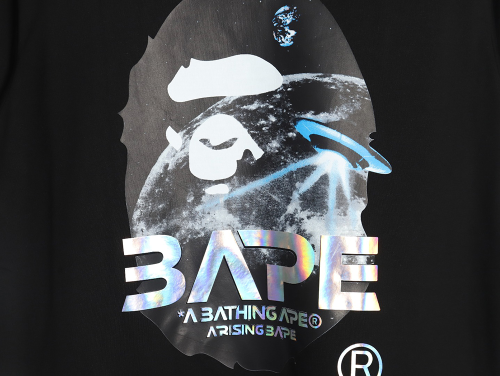 BAPE Moon UFO Laser Ape Head Short Sleeve