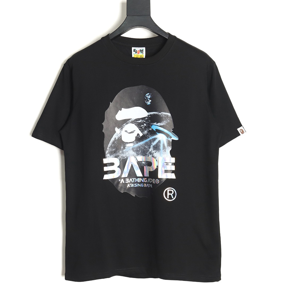 BAPE Moon UFO Laser Ape Head Short Sleeve