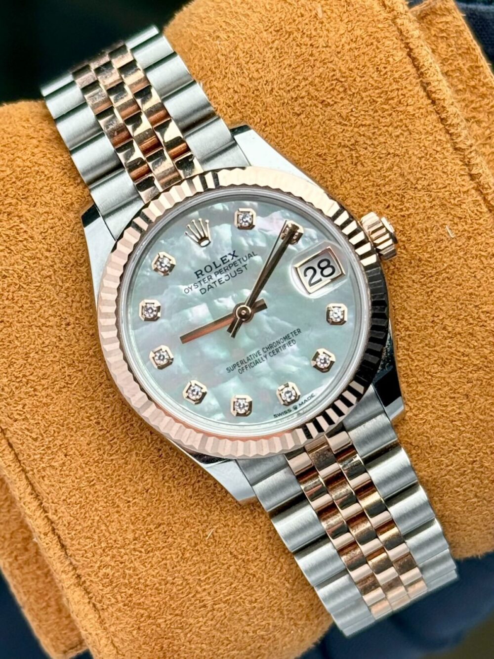 Datejust 31mm MOP 278271 ROSE GOLD & STEEL JUBILEE MOP DIAMOND DIAL