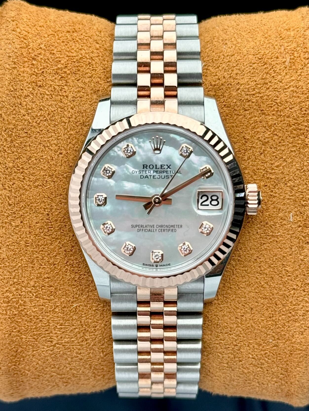 Datejust 31mm MOP 278271 ROSE GOLD & STEEL JUBILEE MOP DIAMOND DIAL