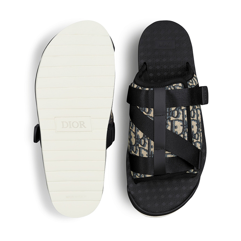 Dior Alpha Sandal Beige and Black