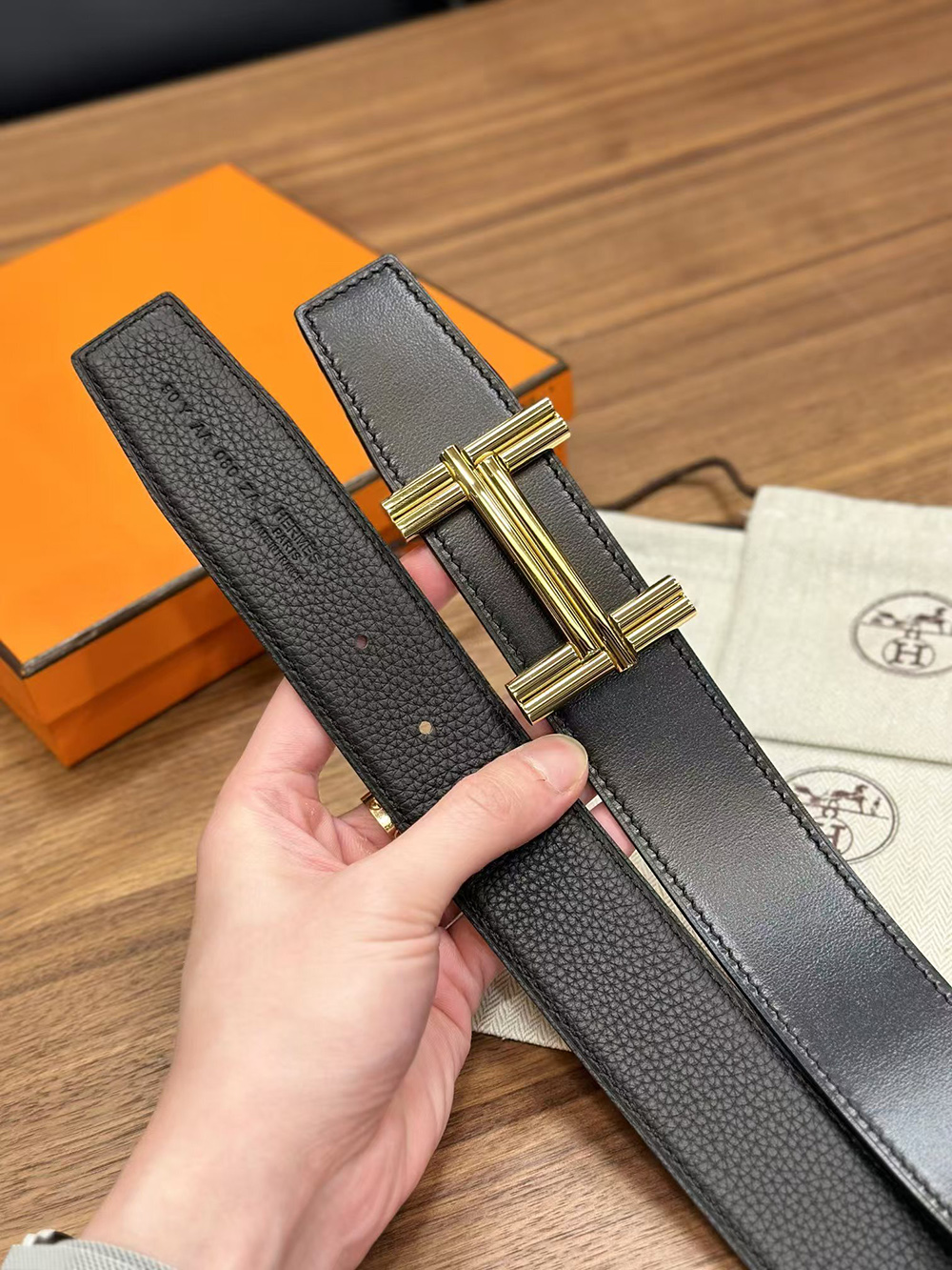 Hermes Belts 9UQ1M 38mm