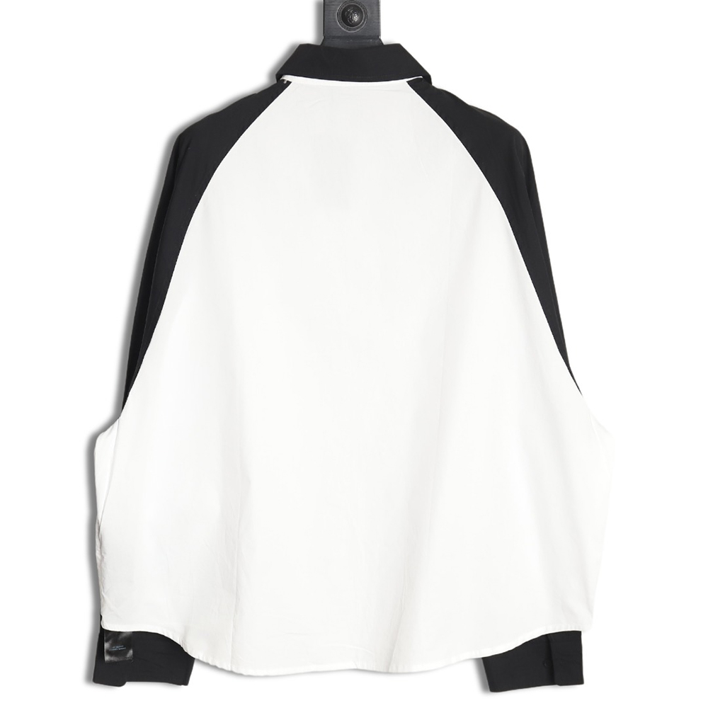 Balenciaga 24FW panda 3B embroidered long-sleeved shirt