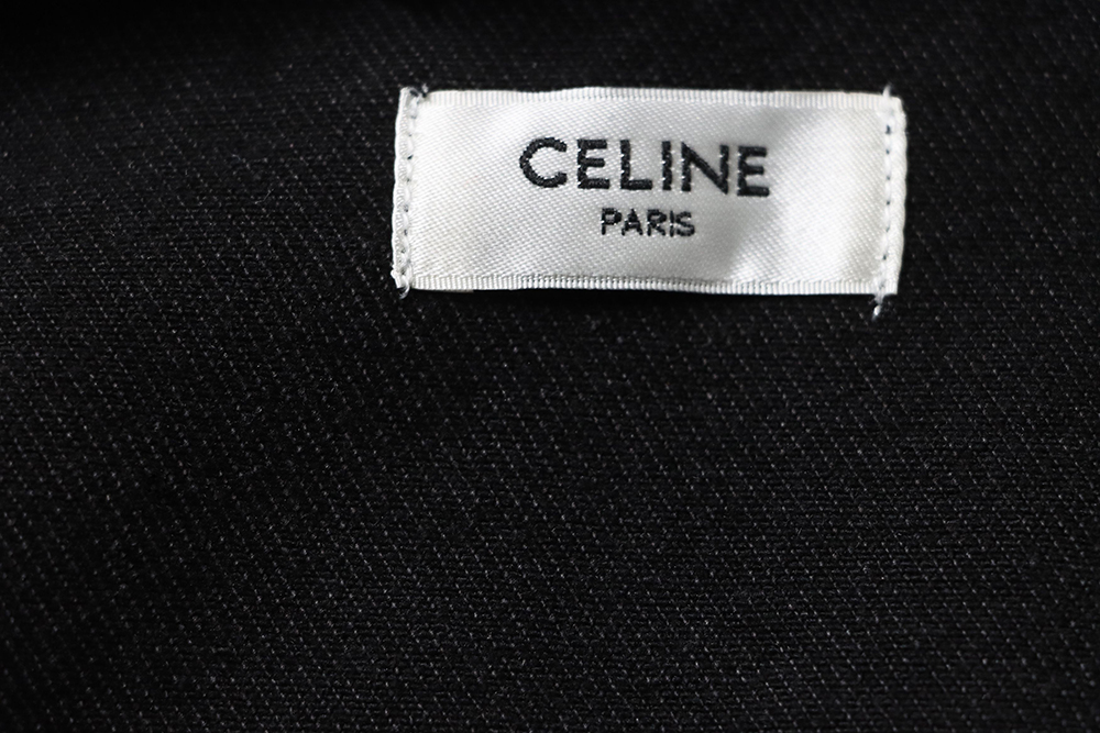 Celine fake two piece hooded denim jacket