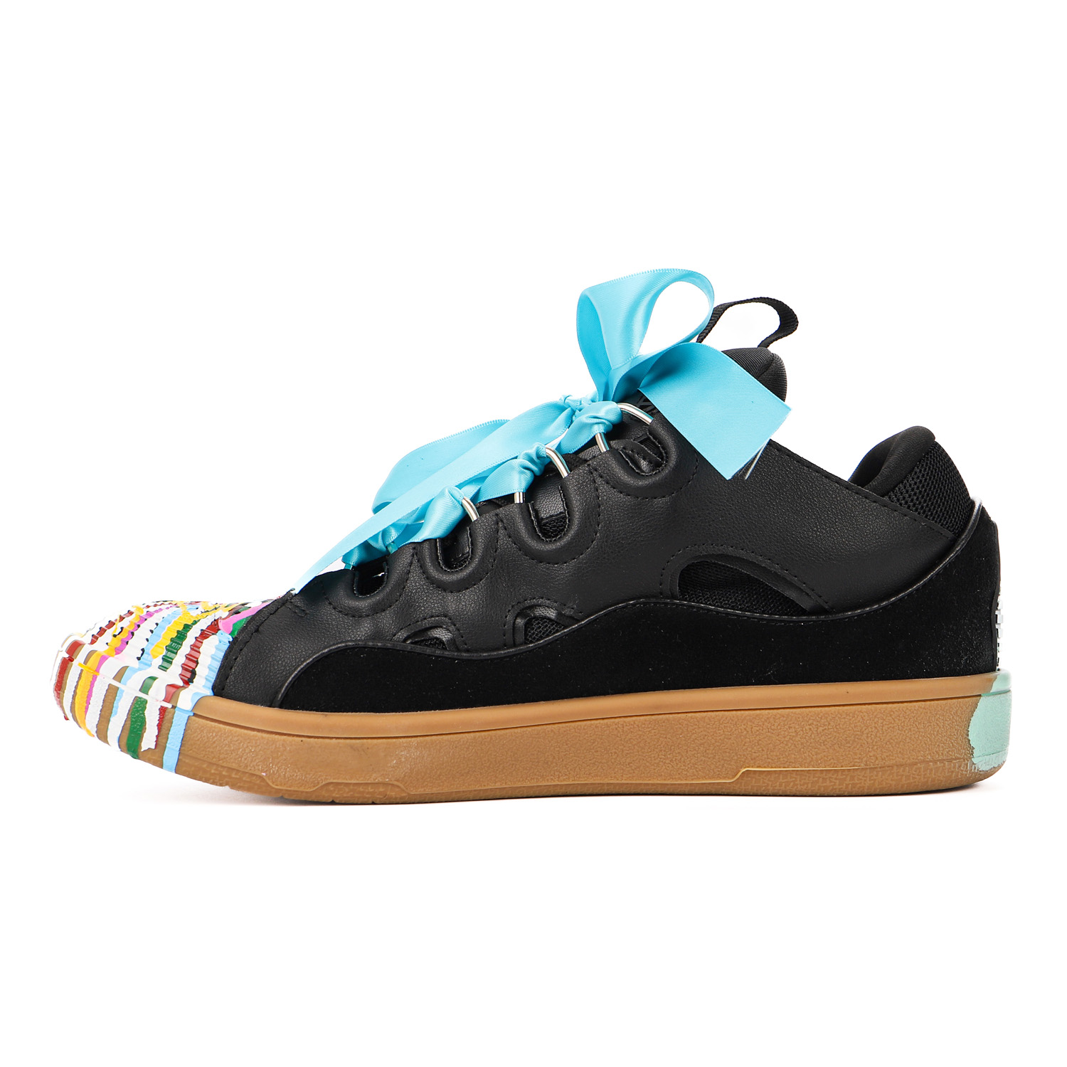 Gallery Dept. x Lanvin Curb Sneakers 'Paint Drip - Black'