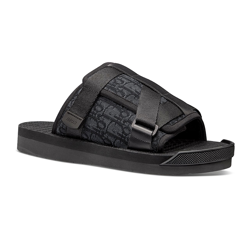 Dior Alpha Slides Black