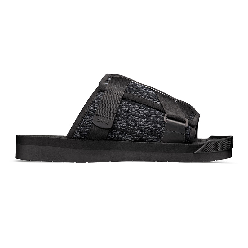 Dior Alpha Slides Black