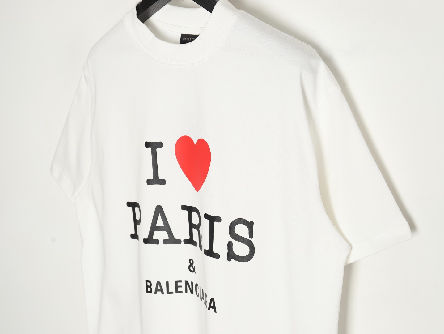 Balenciaga 24SS Valentine's Day limited edition heart print short-sleeved T-shirt