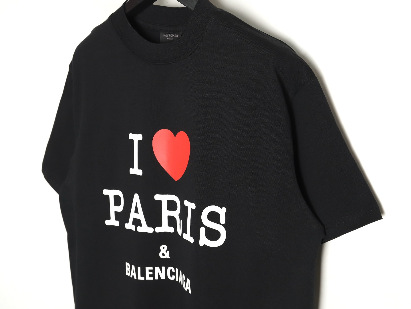 Balenciaga 24SS Valentine's Day limited edition heart print short-sleeved T-shirt TSK1