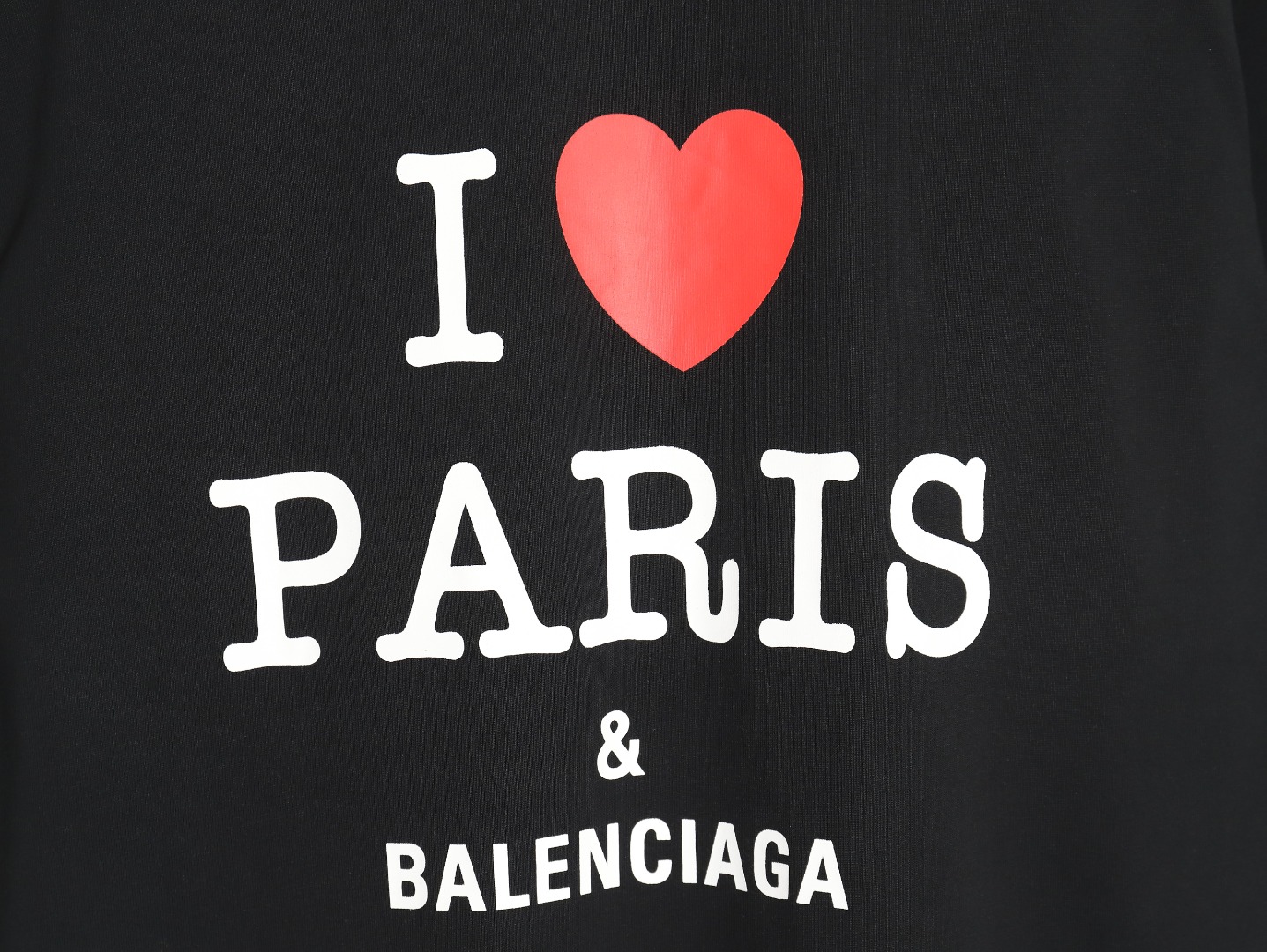 Balenciaga 24SS Valentine's Day limited edition heart print short-sleeved T-shirt TSK1