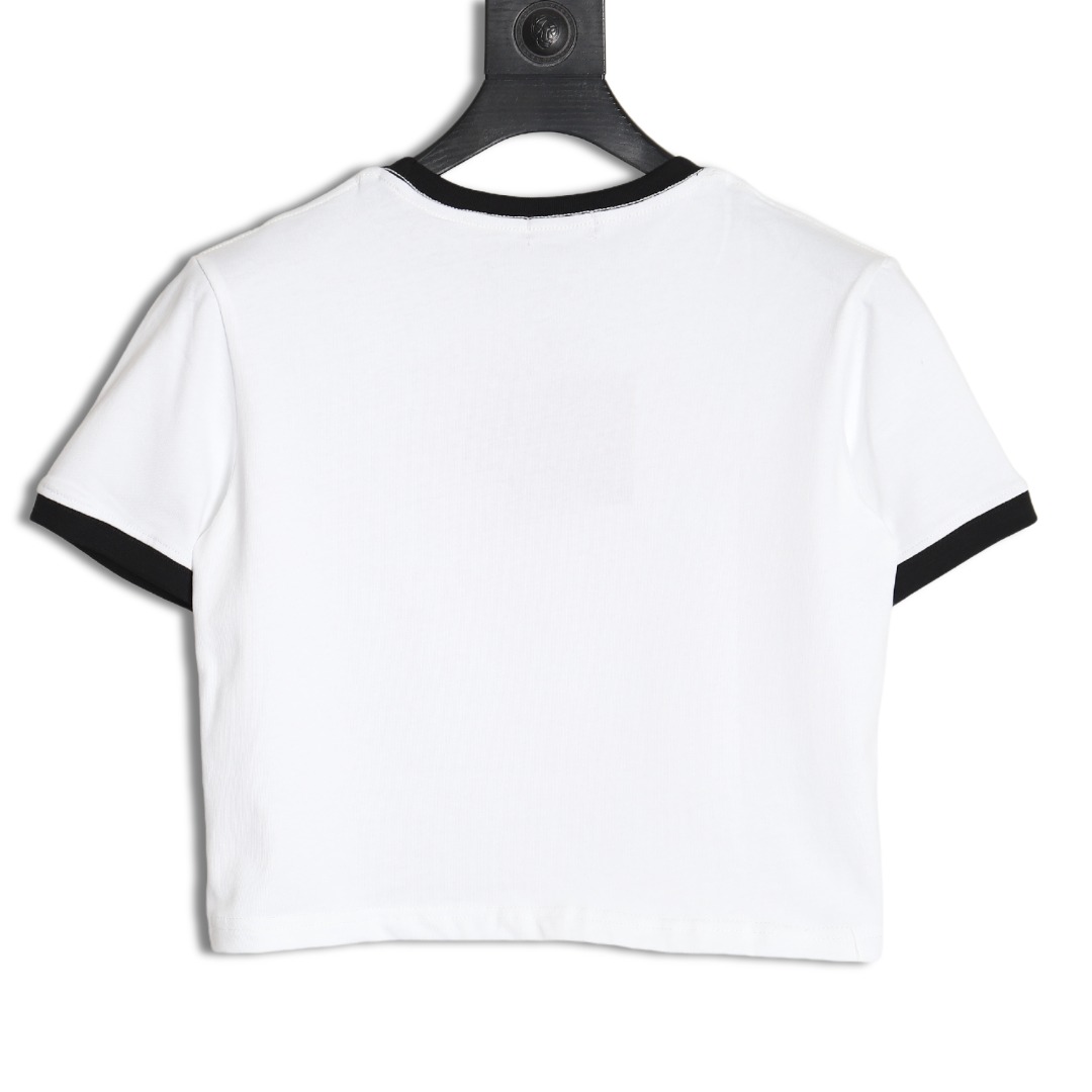 miumiu patch logo short-sleeved T-shirt