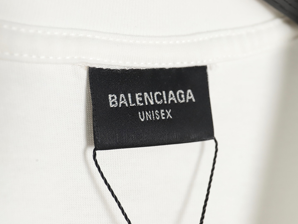 Balenciaga three-dimensional lettering short-sleeved T-shirt