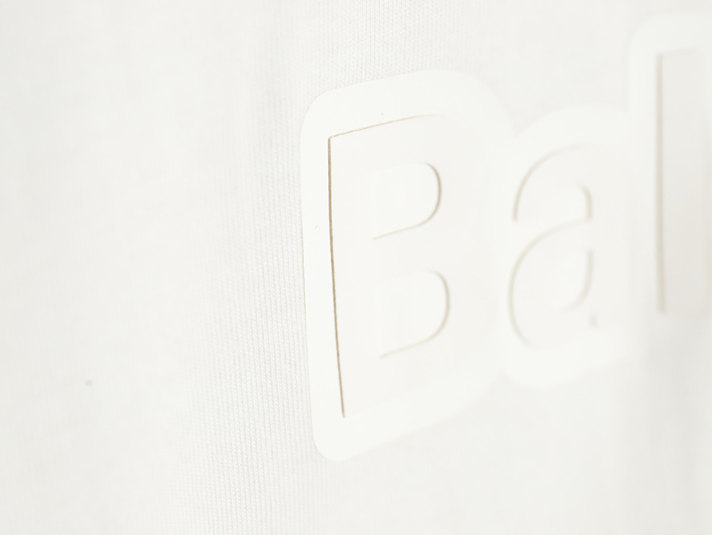 Balenciaga three-dimensional lettering short-sleeved T-shirt