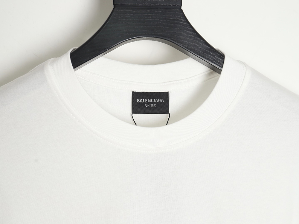 Balenciaga three-dimensional lettering short-sleeved T-shirt