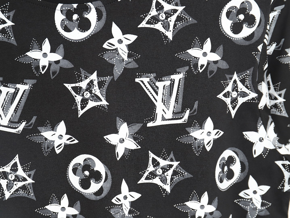 Louis vuitton all over print shadow short sleeve T-shirt