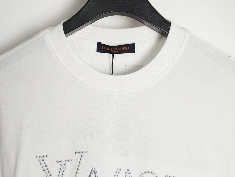 Louis vuitton short-sleeved T-shirt with lettering embroidery