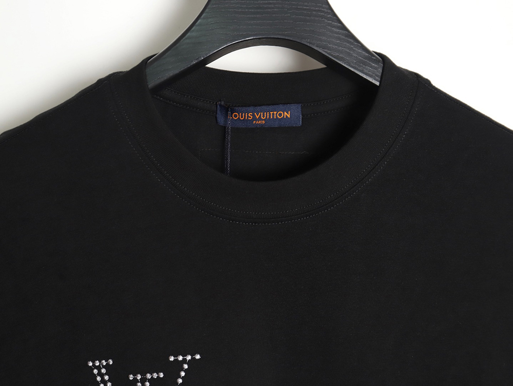 Louis vuitton short-sleeved T-shirt with lettering embroidery TSK1