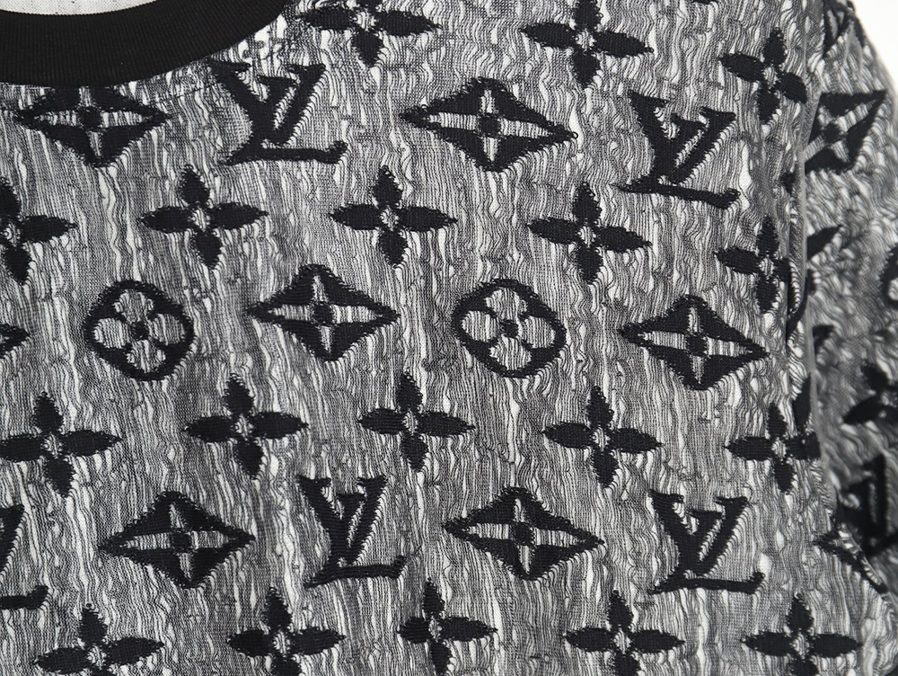 Louis vuitton double mesh jacquard monogram short sleeves