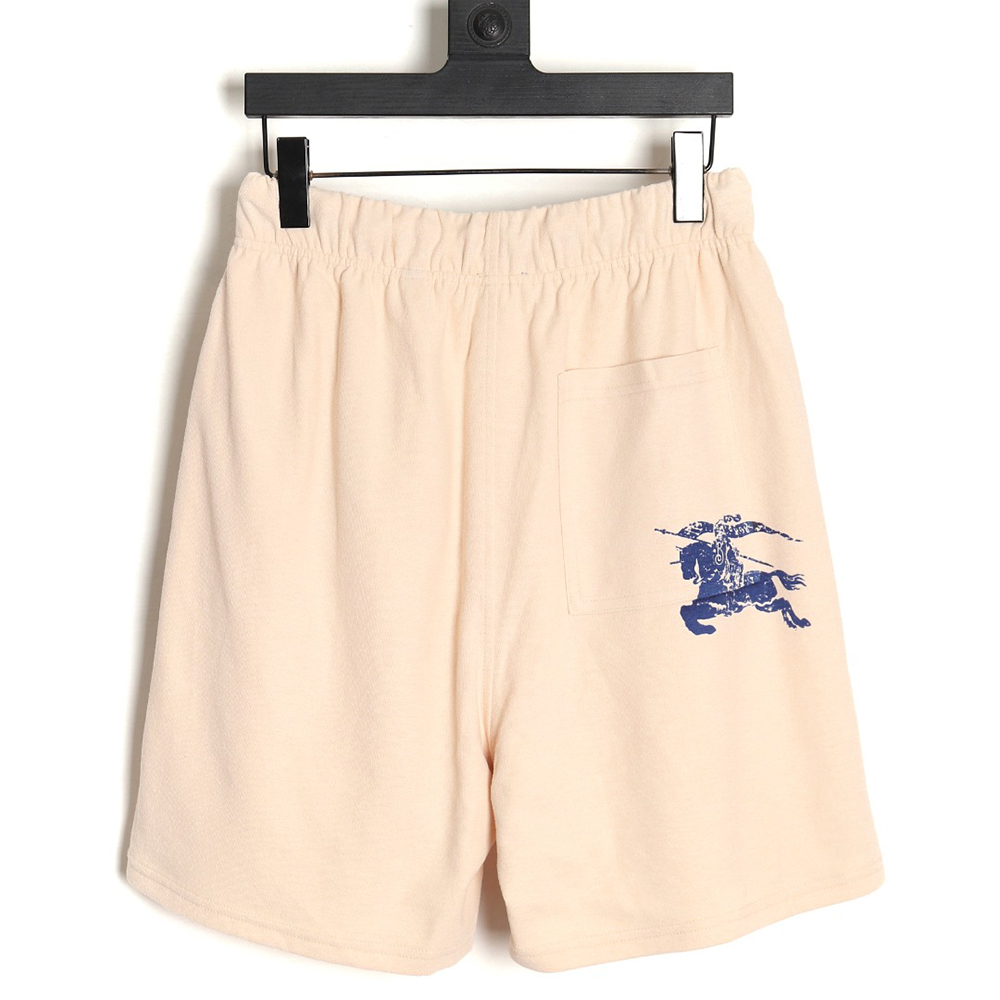 Burberry Knight Horse Print Terry Shorts