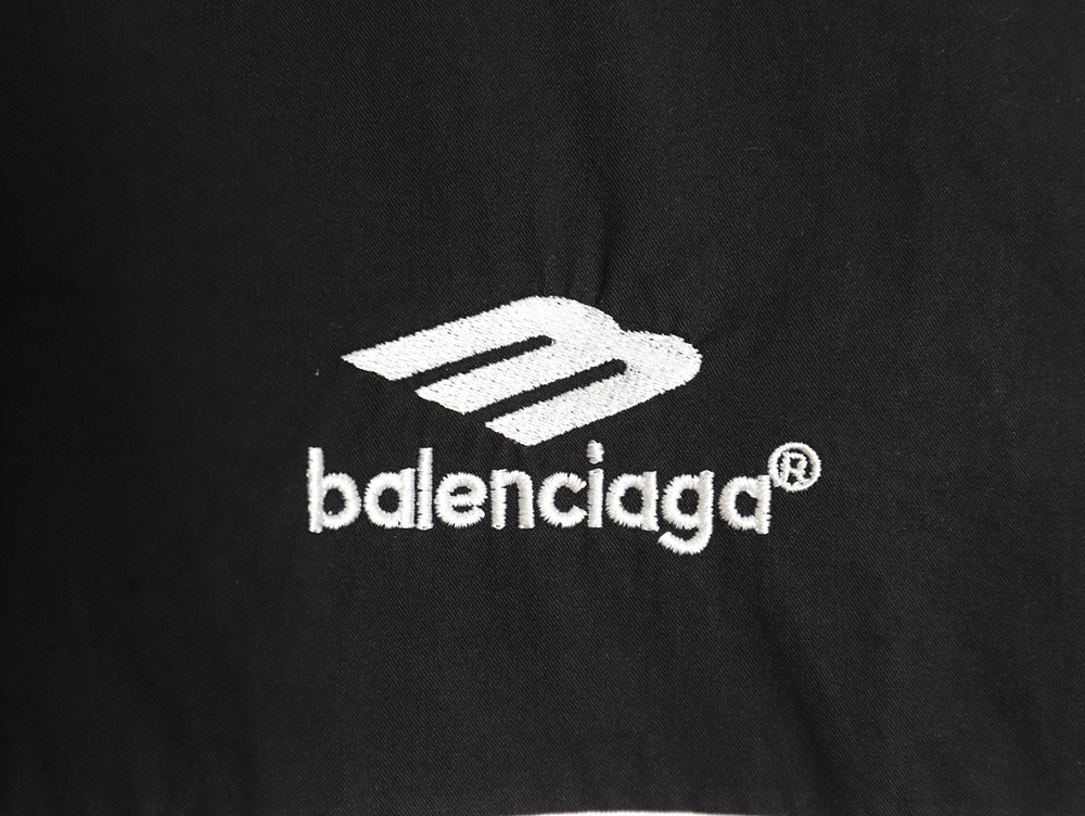 Balenciaga 3B white stripe embroidered long-sleeved shirt TSK1