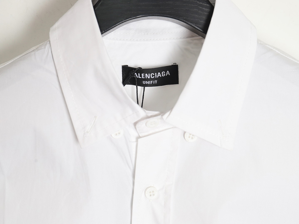 Balenciaga historical logo print long-sleeved shirt