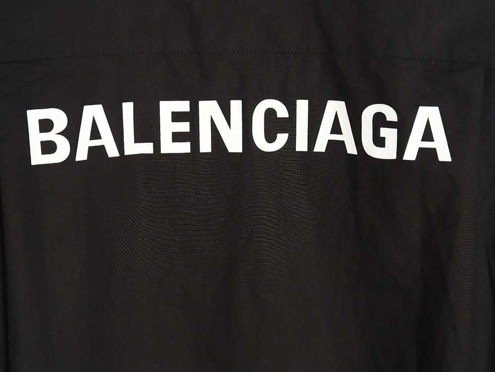 Balenciaga back logo print long sleeve shirt TSK1