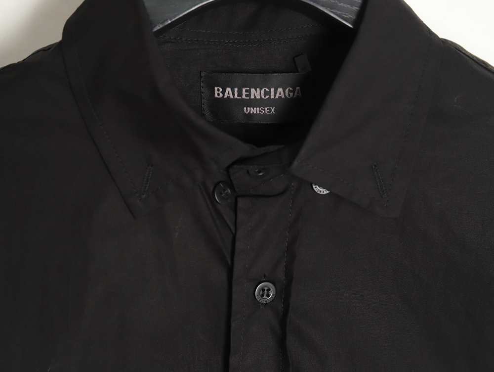 Balenciaga back logo print long sleeve shirt TSK1