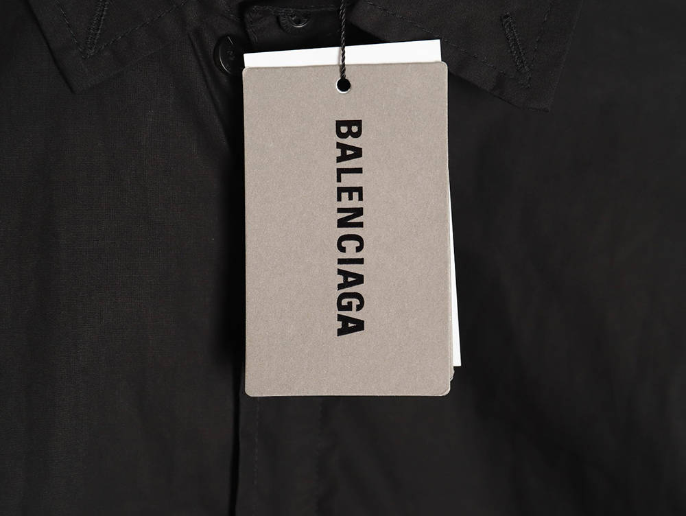 Balenciaga back logo print long sleeve shirt TSK1