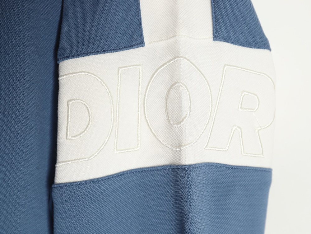 Dior arm embroidered letter contrast jacket