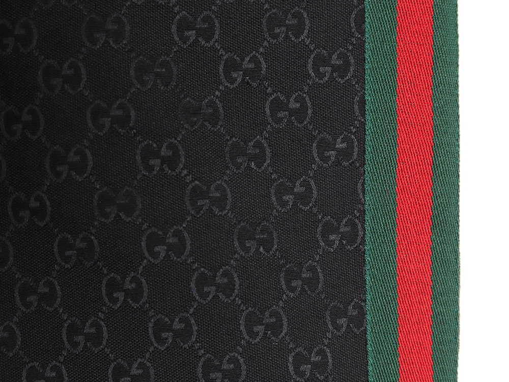 Gucci Double G jacquard ribbon casual trousers TSK1