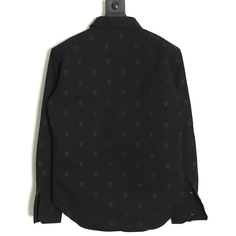 Louis Vuitton all over logo print shirt TSK1