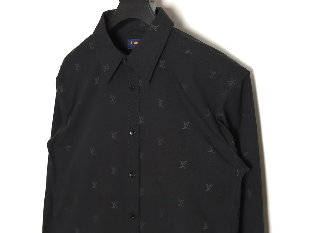 Louis Vuitton all over logo print shirt TSK1