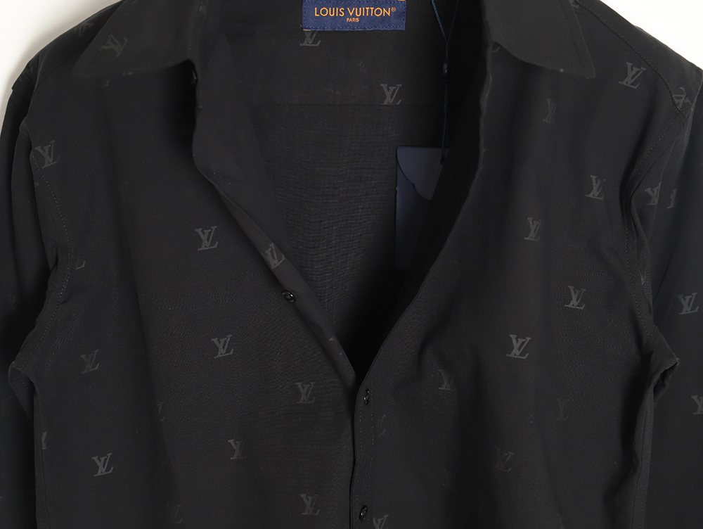 Louis Vuitton all over logo print shirt TSK1