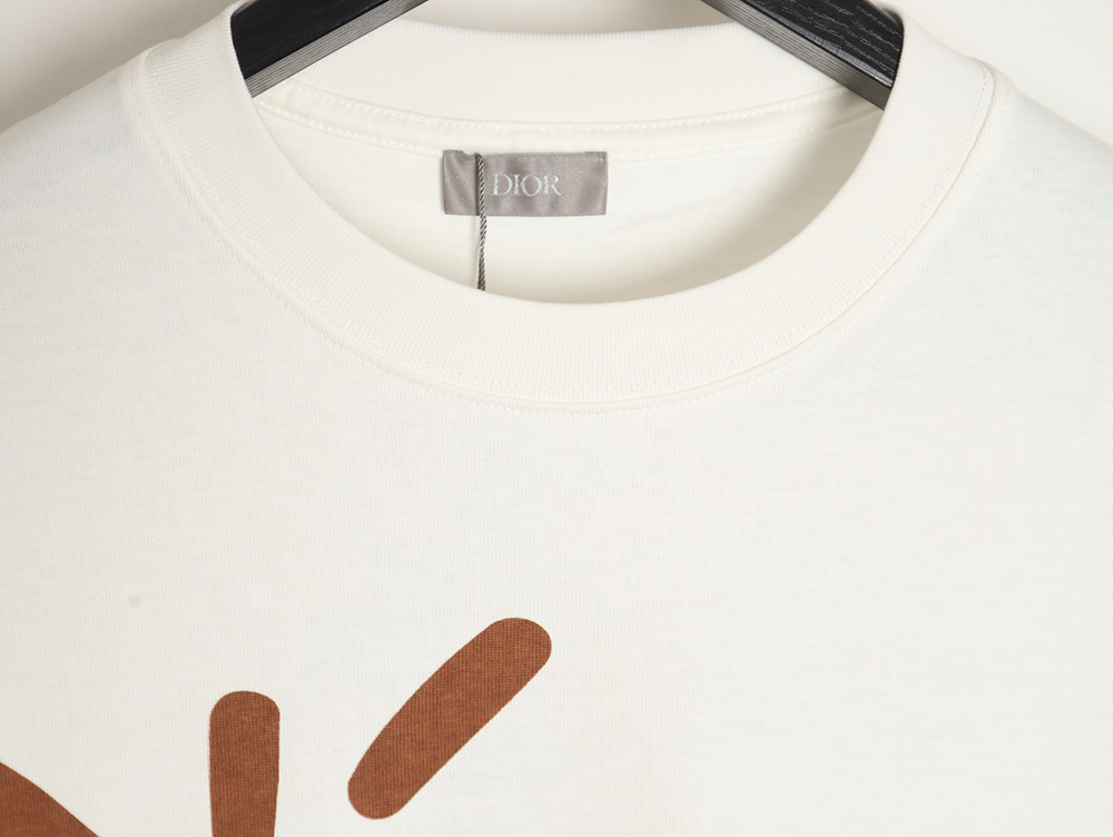 Dior lettering logo print short sleeves