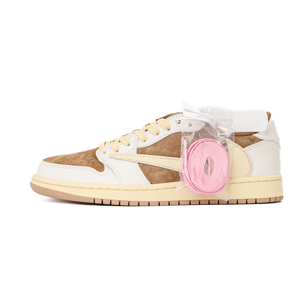 Travis Scott x Air Jordan 1 Low OG “Sail/Shy Pink”