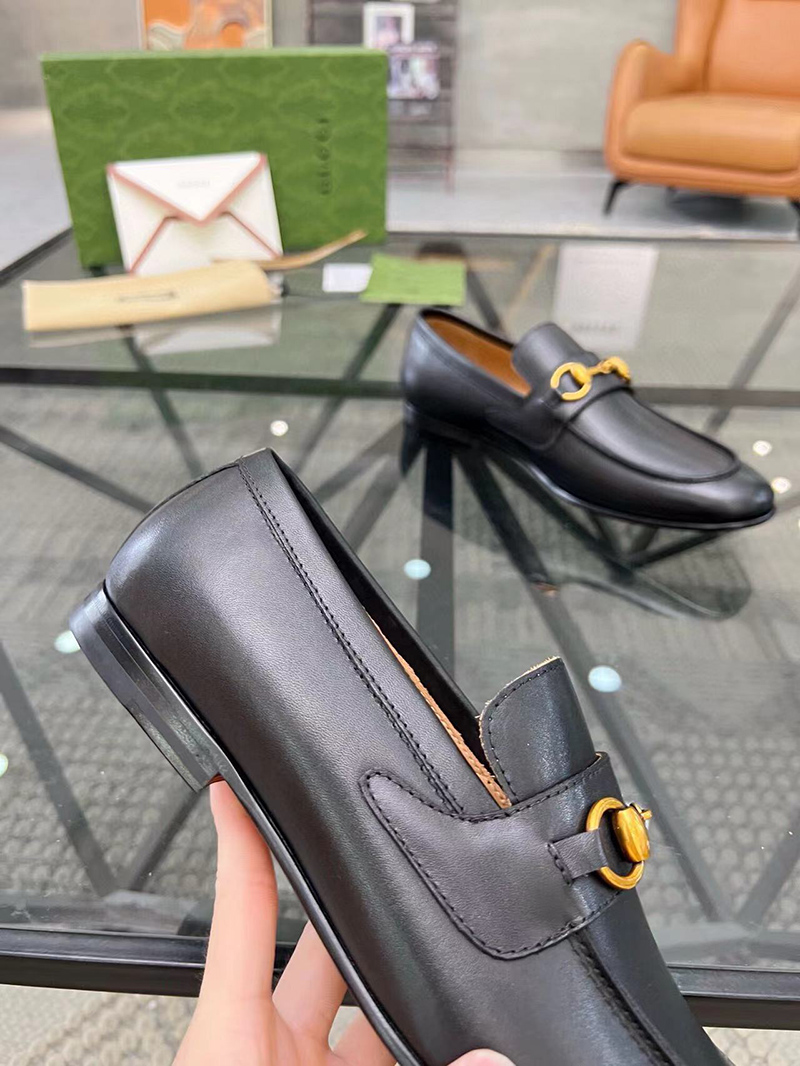 Gucci Jordaan Leather Loafer