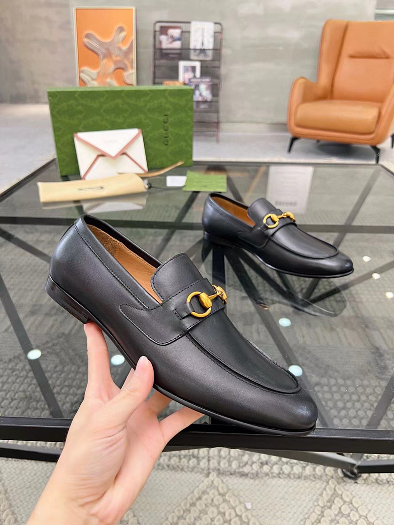 Gucci Jordaan Leather Loafer