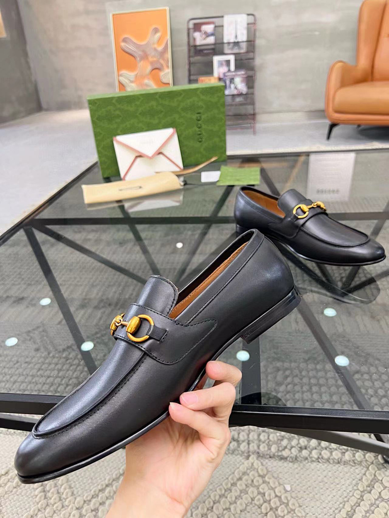 Gucci Jordaan Leather Loafer