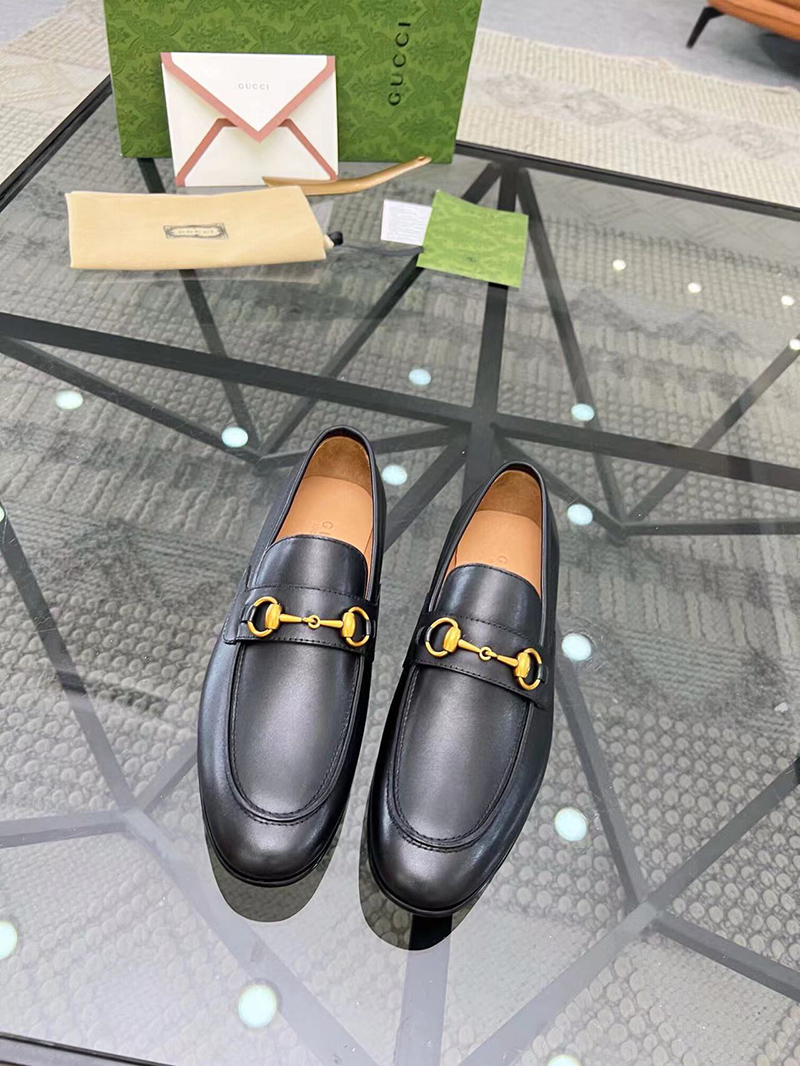 Gucci Jordaan Leather Loafer