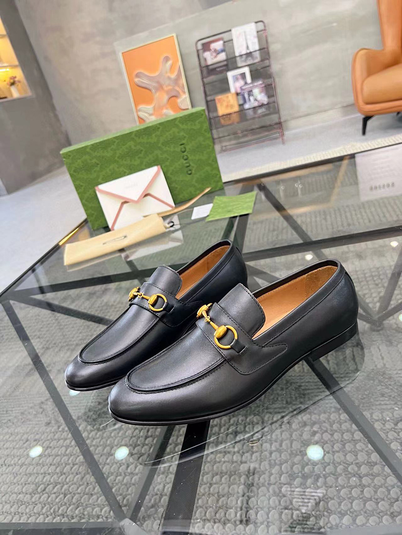 Gucci Jordaan Leather Loafer